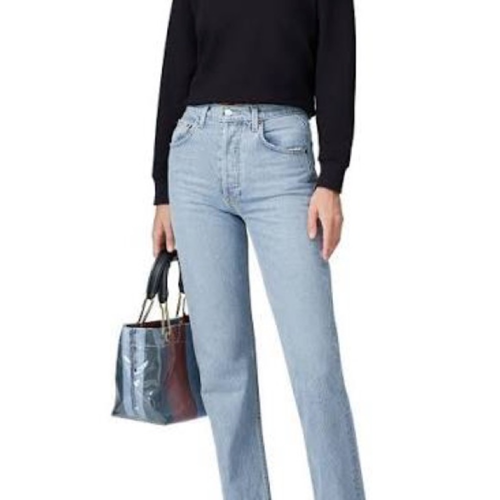REFORMATION Cynthia High Rise straight jeans - TAHOE wash // size 27 - Picture 6 of 7